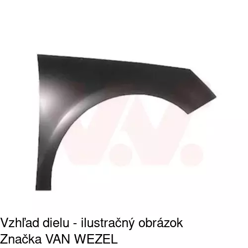 Predný blatník 130002 /POLCAR/ - obr. 2