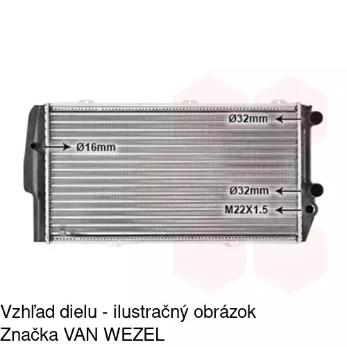 Chladiče vody 131508A1 /POLCAR/ - obr. 2