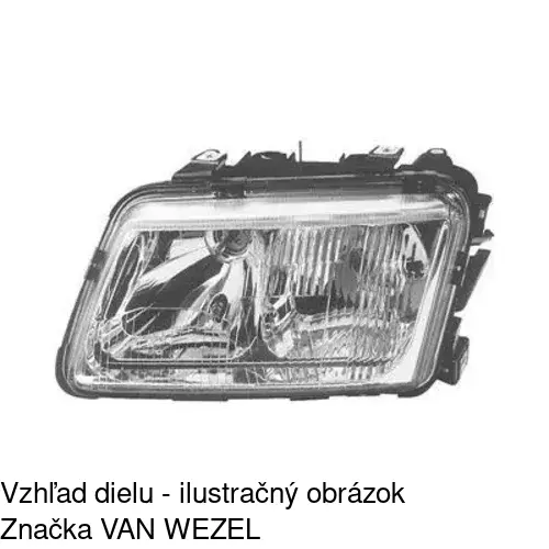 Sklo reflektora 132311-E /POLCAR/ - obr. 5