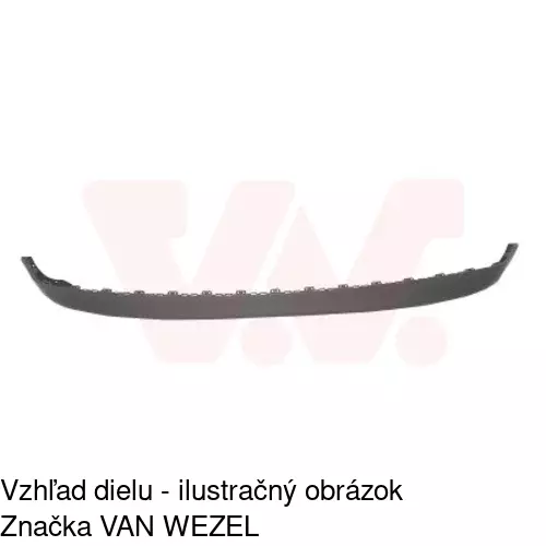 Spojler zadného nárazníka POLCAR 132399-2