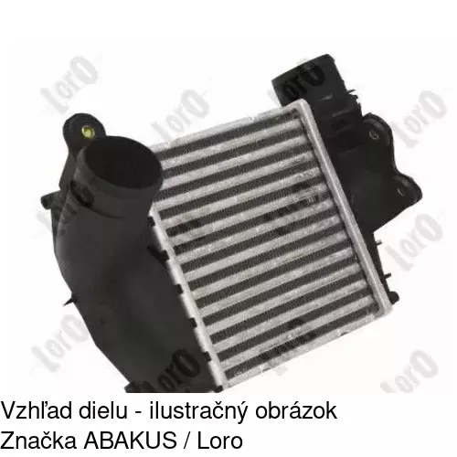 Chladiče vzduchu (Intercoolery) 1323J83X /POLCAR/ - obr. 2