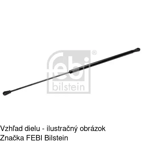 Plynová pružina 1324AS /POLCAR/ - obr. 1