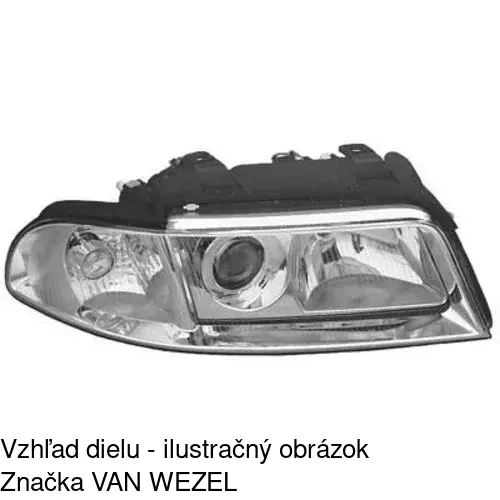 Hlavný reflektor 1325101V /POLCAR/ - obr. 3