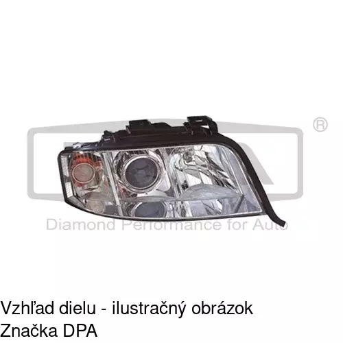 Hlavný reflektor 1327108E /POLCAR/ - obr. 1