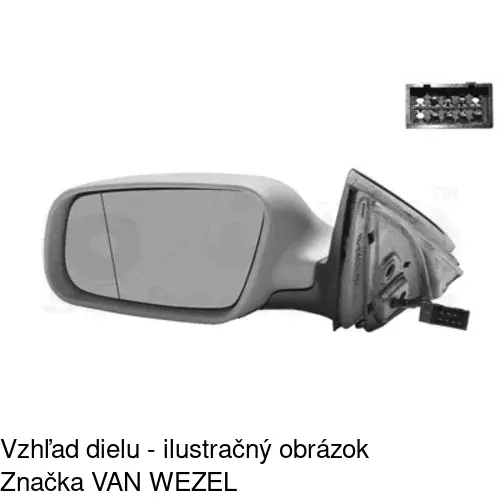Vonkajšie zrkadlo 1327514M /POLCAR/ - obr. 3