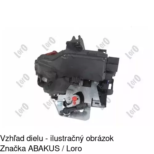 Vnútorná zámka dverí 1327ZC-2 /POLCAR/ - obr. 3