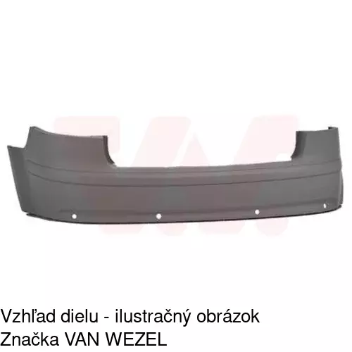 Zadný nárazník POLCAR 1331962J