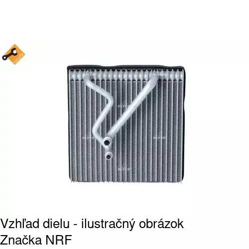 Výparník klimatizácie 1331P8-1 /POLCAR/ - obr. 1