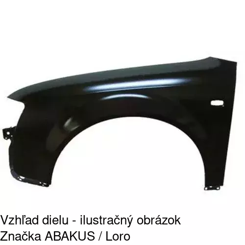Predný blatník 133402-J /POLCAR/ - obr. 1