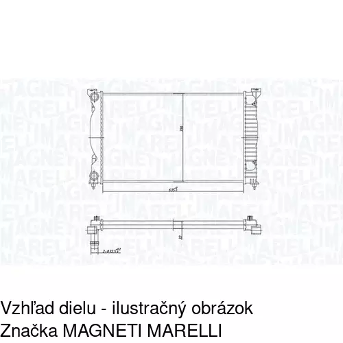 Chladiče vody 133408A3 /POLCAR/ - obr. 2