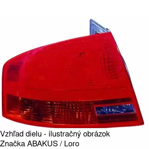 Zadné svetlo 1335870E /POLCAR/ - obr. 2