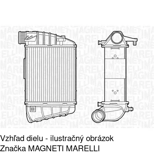 Chladiče vzduchu (Intercoolery) POLCAR 1335J82X