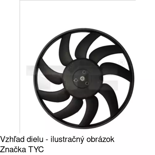 Ventilátory chladičov 133723W1 /POLCAR/ - obr. 1