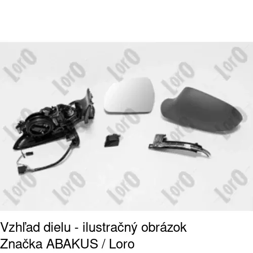 Rám vonkajšieho zrkadla 133754PM /POLCAR/ - obr. 1