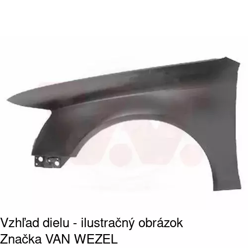 Predný blatník 133901 /POLCAR/ - obr. 3