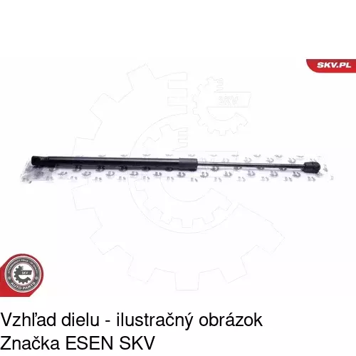 Plynová pružina 1365AB /POLCAR/ - obr. 5