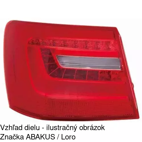 Zadné svetlo 13E1882X /POLCAR/ - obr. 2