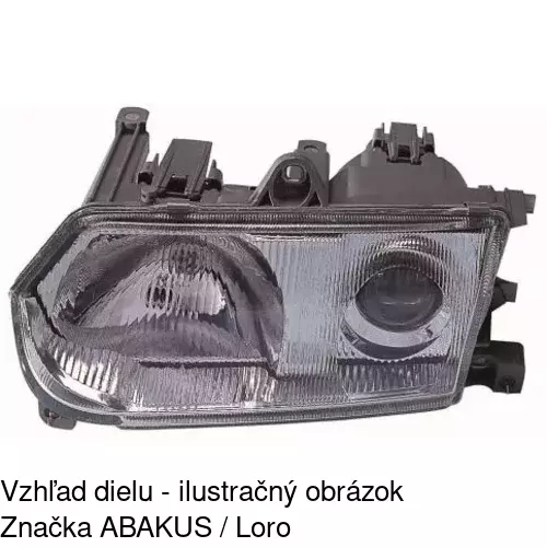 Hlavný reflektor 140310-H /POLCAR/ - obr. 1