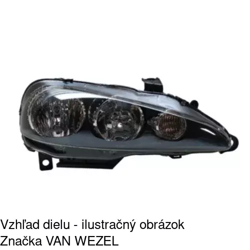 Hlavný reflektor 1420103V /POLCAR/ - obr. 1