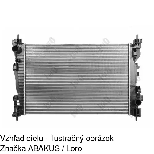 Chladiče vody 142108A3 /POLCAR/ - obr. 2