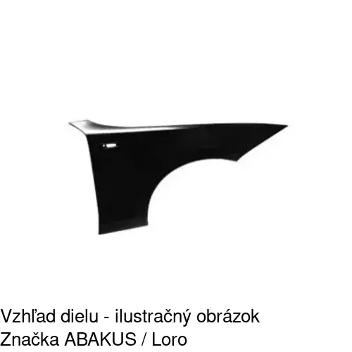 Predný blatník 200102 /POLCAR/ - obr. 2