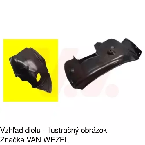 Podblatník (plast) 2001FL1T /POLCAR/ - obr. 1