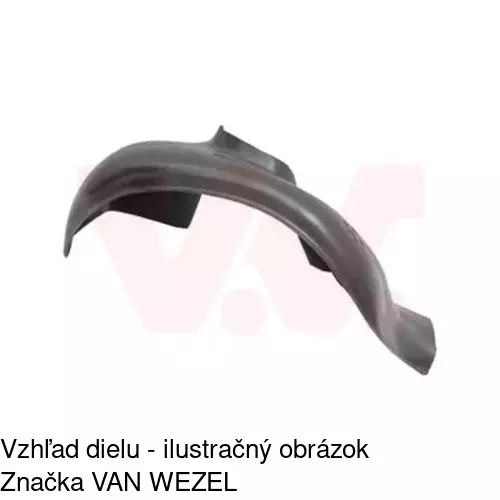 Podblatník (plast) 2005FL-2 /POLCAR/ - obr. 1