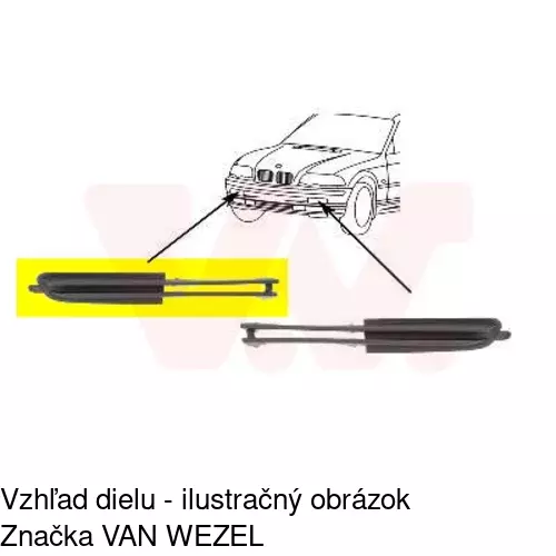Kryt v nárazníku 200827-2 /POLCAR/ - obr. 1