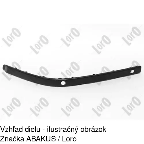 Lišta nárazníka 20160725 /POLCAR/ - obr. 1