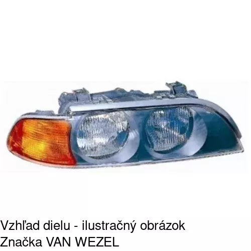 Hlavný reflektor 201610-E /POLCAR/ - obr. 5
