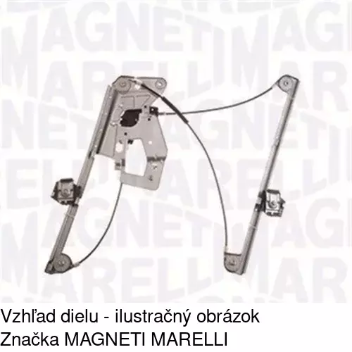 Mechanizmus sťahovania okna elektrický bez motora 2016PSG2 /POLCAR/ - obr. 2