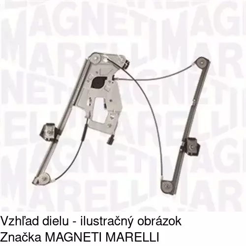 Mechanizmus sťahovania okna elektrický bez motora 2016PSG2 /POLCAR/ - obr. 3