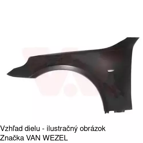 Predný blatník 201701QJ /POLCAR/ - obr. 2