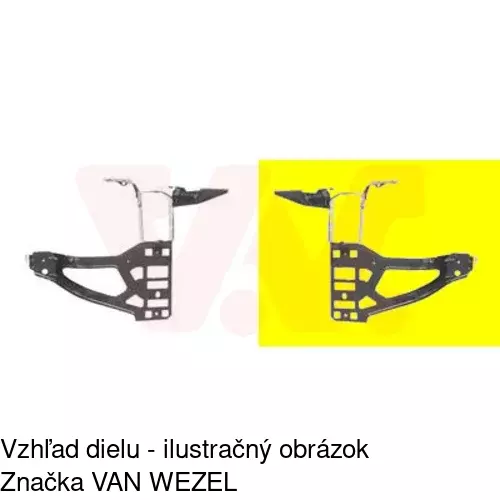 Držiak predného pásu 201704-5 /POLCAR/ - obr. 1