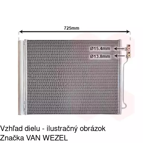 Chladiče klimatizácie 2019K8C2 /POLCAR/ - obr. 3