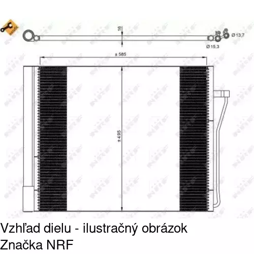 Chladiče klimatizácie 2025K82X /POLCAR/ - obr. 2