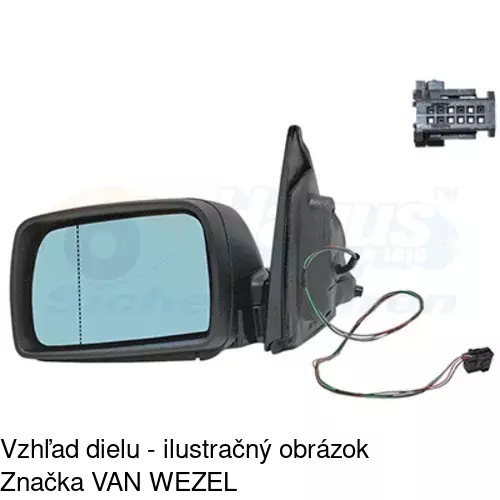 Vonkajšie zrkadlo 2050514E /POLCAR/ - obr. 3