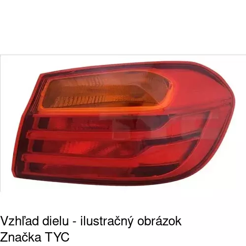 Zadné svetlo POLCAR 20D187-X