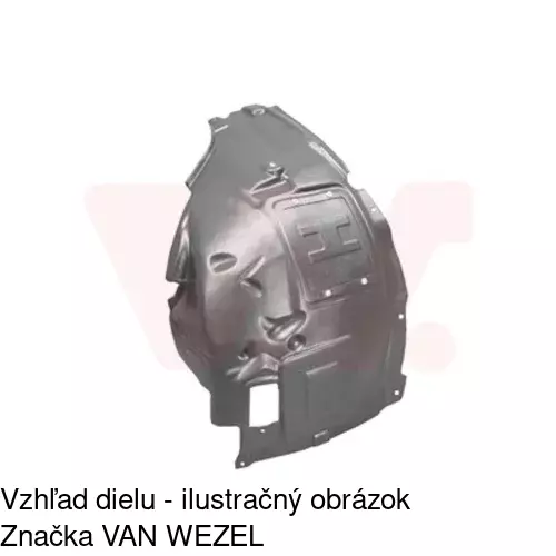 Podblatník (plast) 20D1FL2T /POLCAR/ - obr. 1
