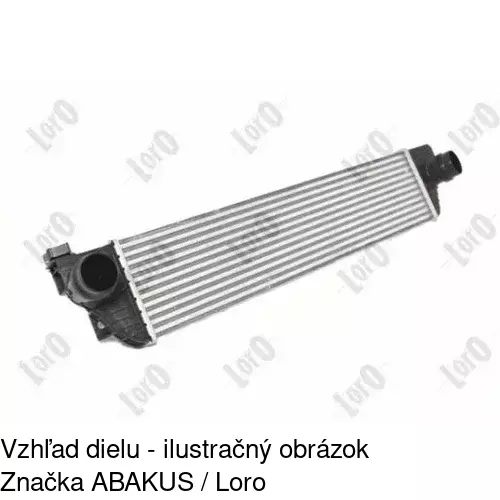 Chladiče vzduchu (Intercoolery) 20X1J81X /POLCAR/ - obr. 3