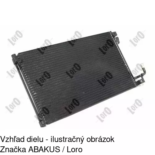 Chladiče klimatizácie 2306K8C2 /POLCAR/ - obr. 2