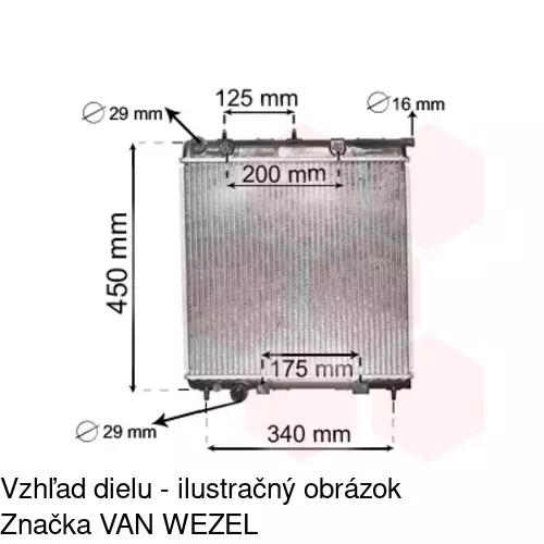 Chladiče vody 231508A3 /POLCAR/ - obr. 3