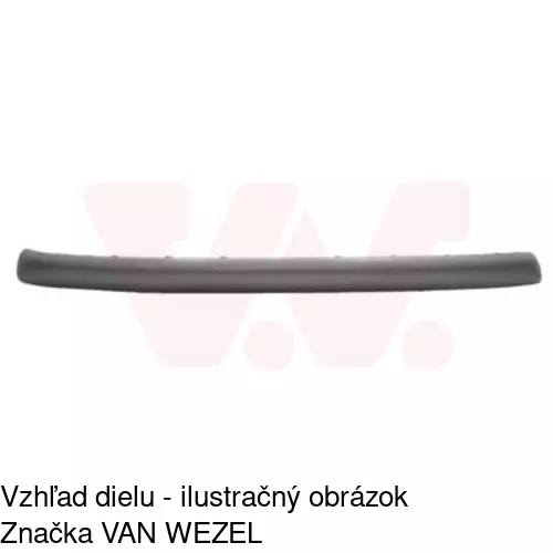 Lišta nárazníka 231596-6 /POLCAR/ - obr. 1
