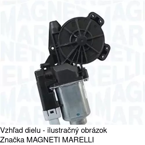 Elektrický mechanizmus okna dverí 2315PSE2A /POLCAR/ - obr. 1