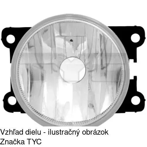 Hmlové svetlo - predné 231829-X /POLCAR/ - obr. 1