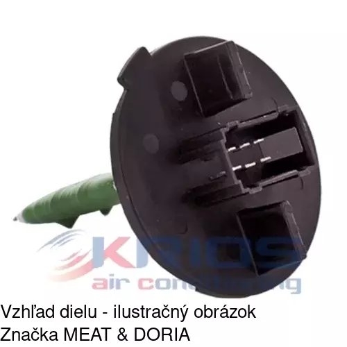 Ovládače klimatizácie 2318KST-1 /POLCAR/ - obr. 1