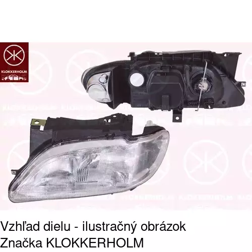Hlavný reflektor 232609-E /POLCAR/ - obr. 1