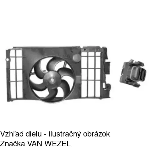 Ventilátor bez krytu / podpery 232623U2 /POLCAR/ - obr. 4