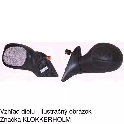 Vonkajšie zrkadlo 2327518E /POLCAR/ - obr. 1