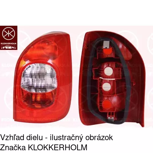 Zadné svetlo 2327880E /POLCAR/ - obr. 2